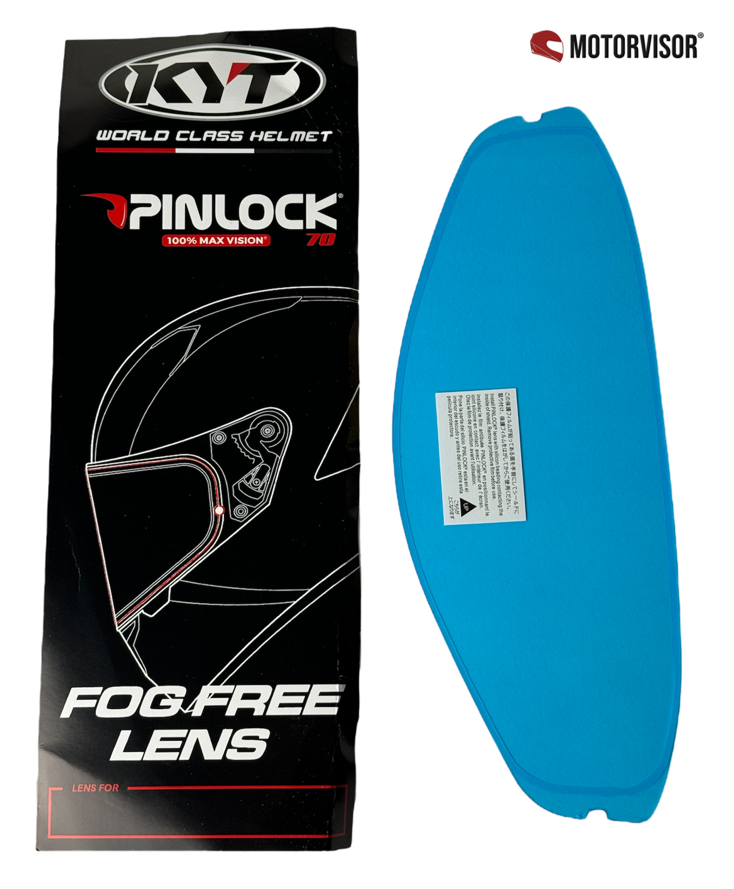 Pinlock anti-embaciamento para capacete — Motorvisor