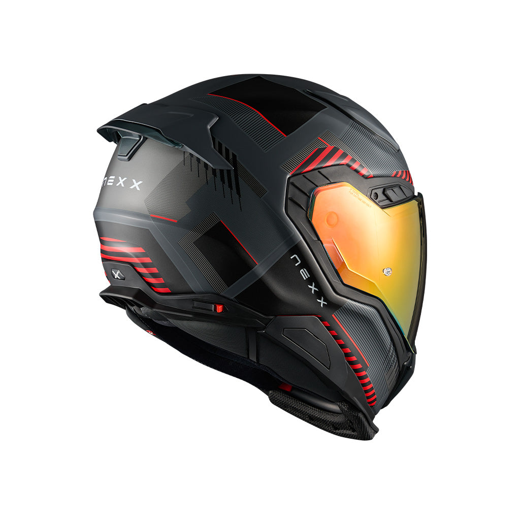 NEXX X.WST3 FLUENCE CINZA VERMELHO MATTE