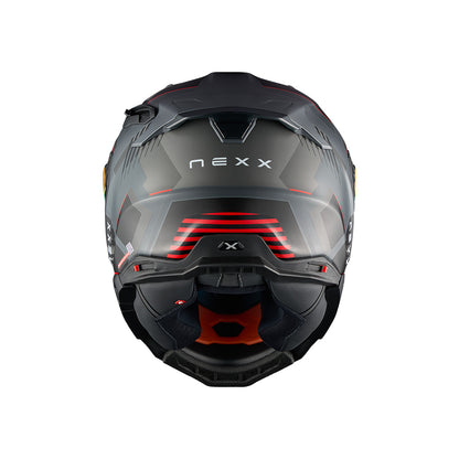 NEXX X.WST3 FLUENCE CINZA VERMELHO MATTE